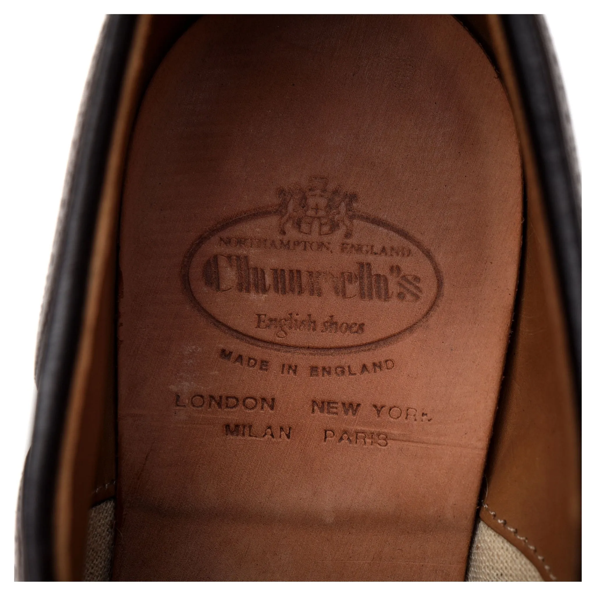 'Leek' Brown Leather Oxford Brogue UK 7 G