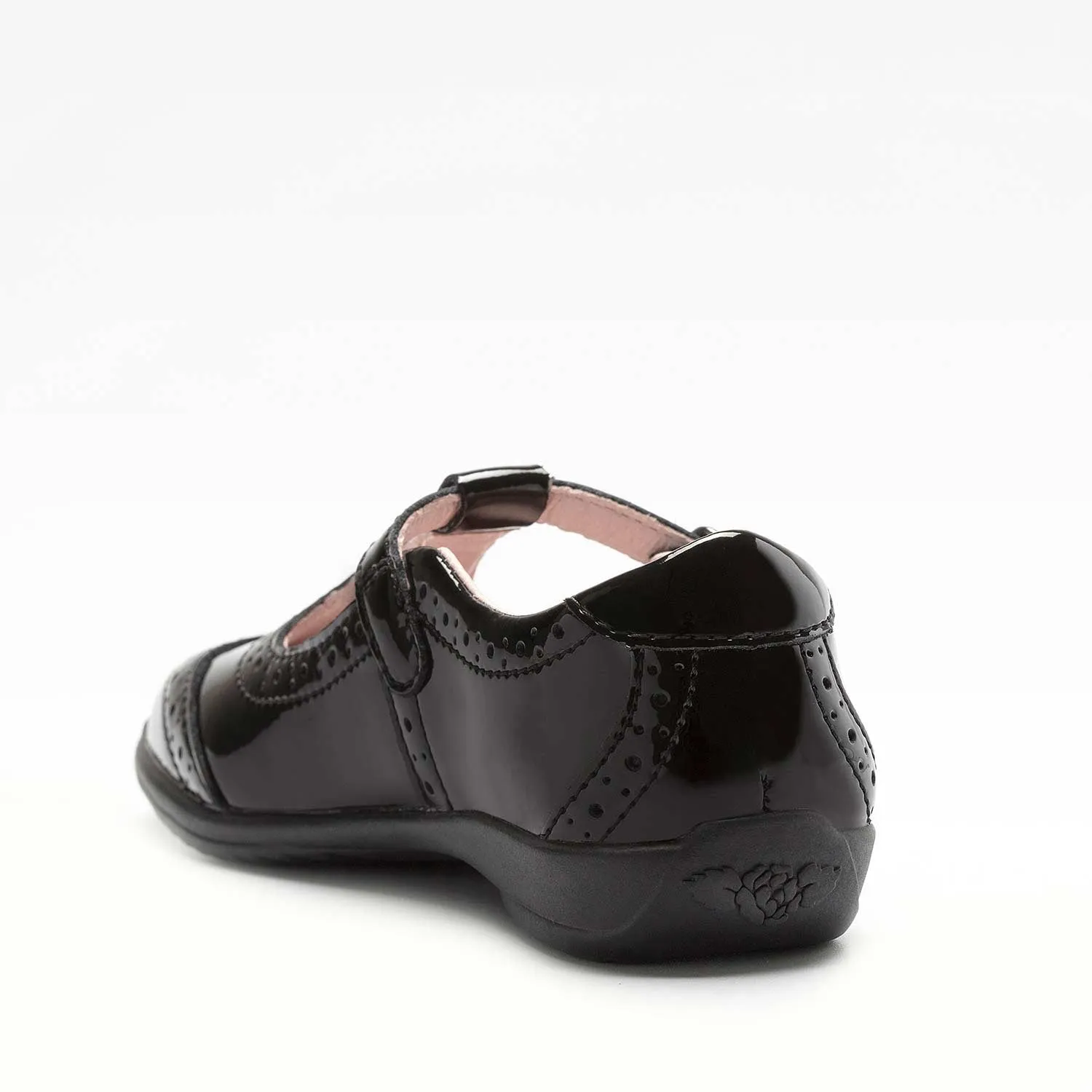 Lelli Kelly Jennette T-Bar Black Patent Leather School Shoe