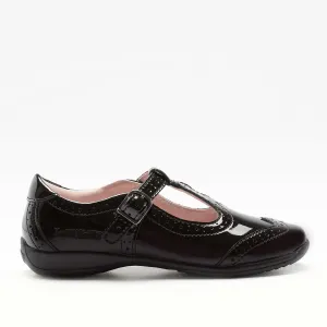 Lelli Kelly Jennette T-Bar Black Patent Leather School Shoe