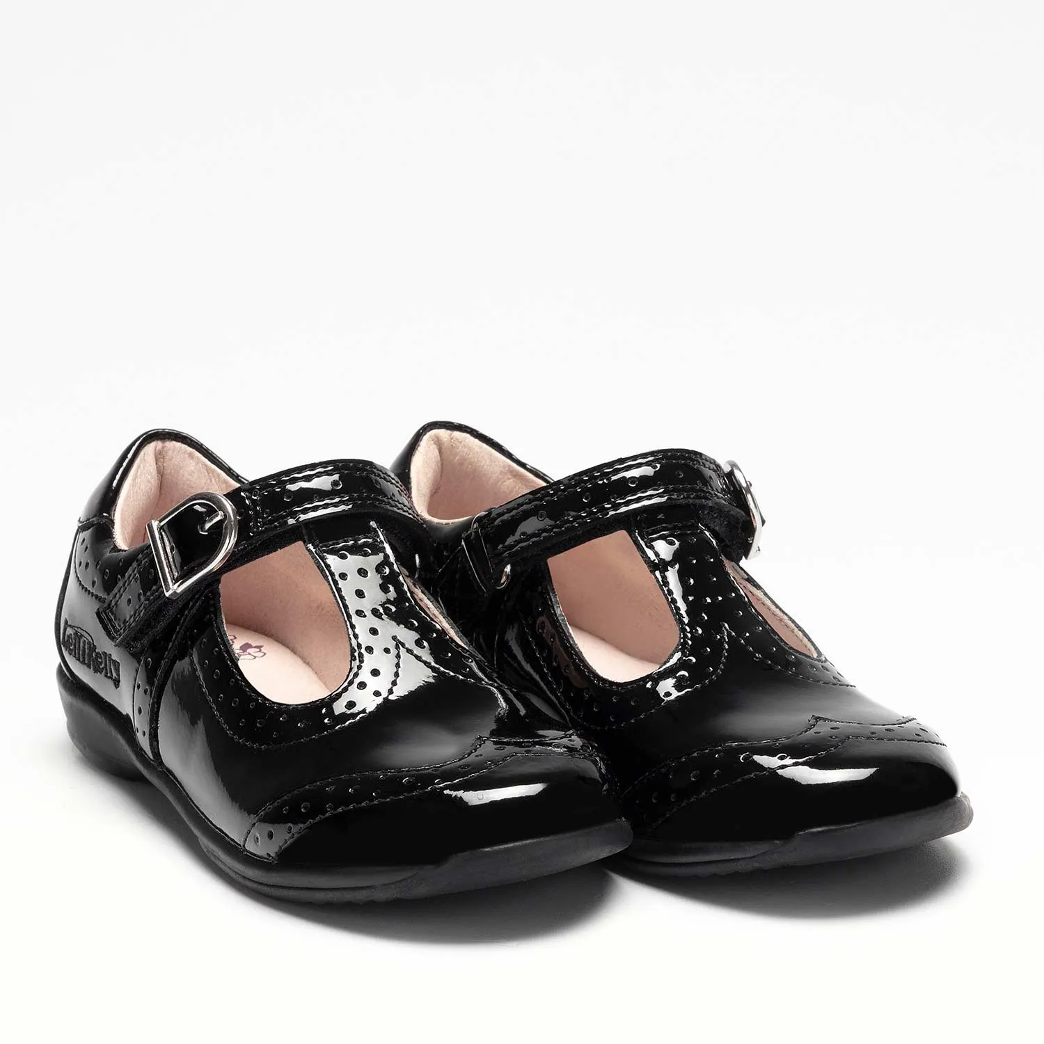 Lelli Kelly Jennette T-Bar Black Patent Leather School Shoe