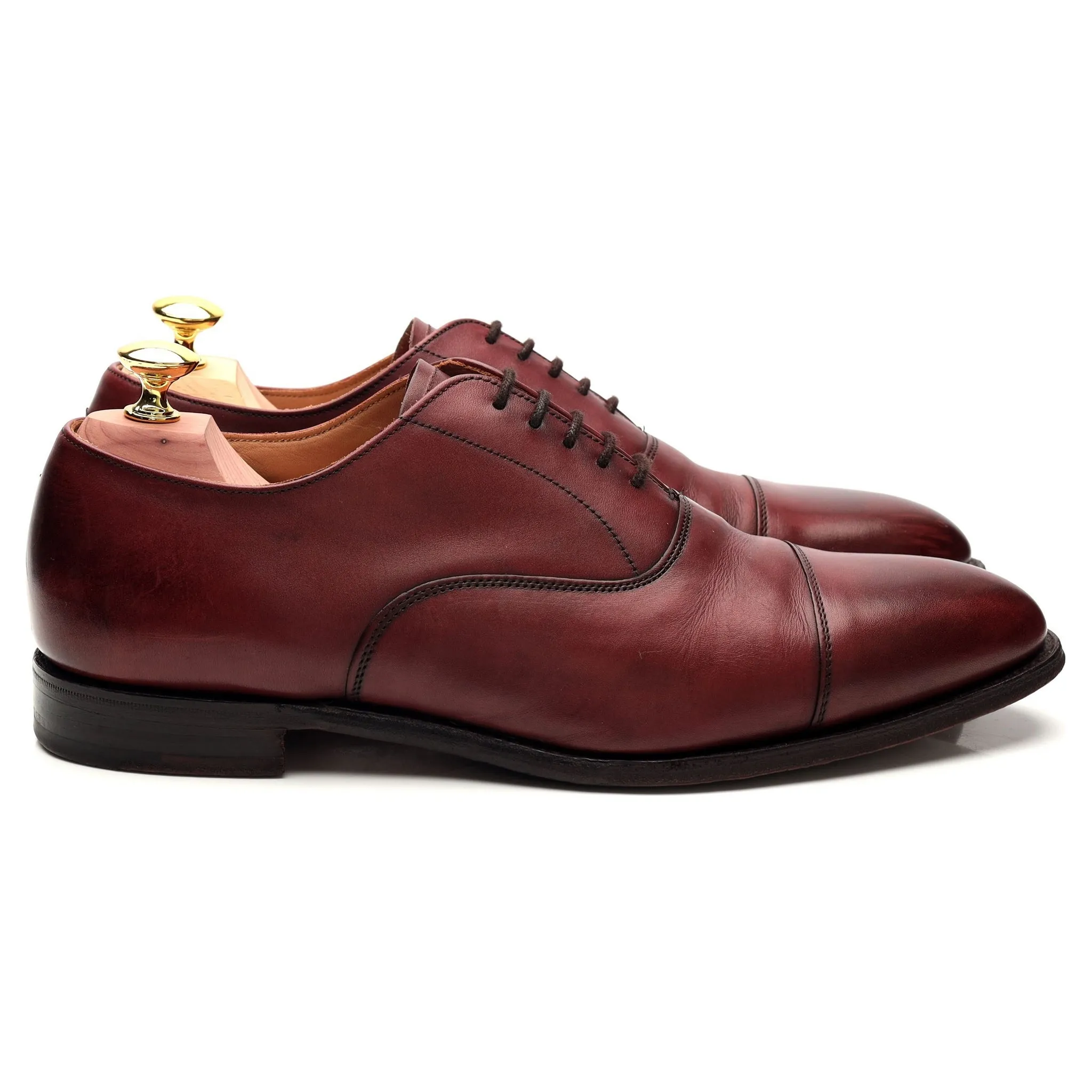 'Lime' Burgundy Leather Oxford UK 7.5 F