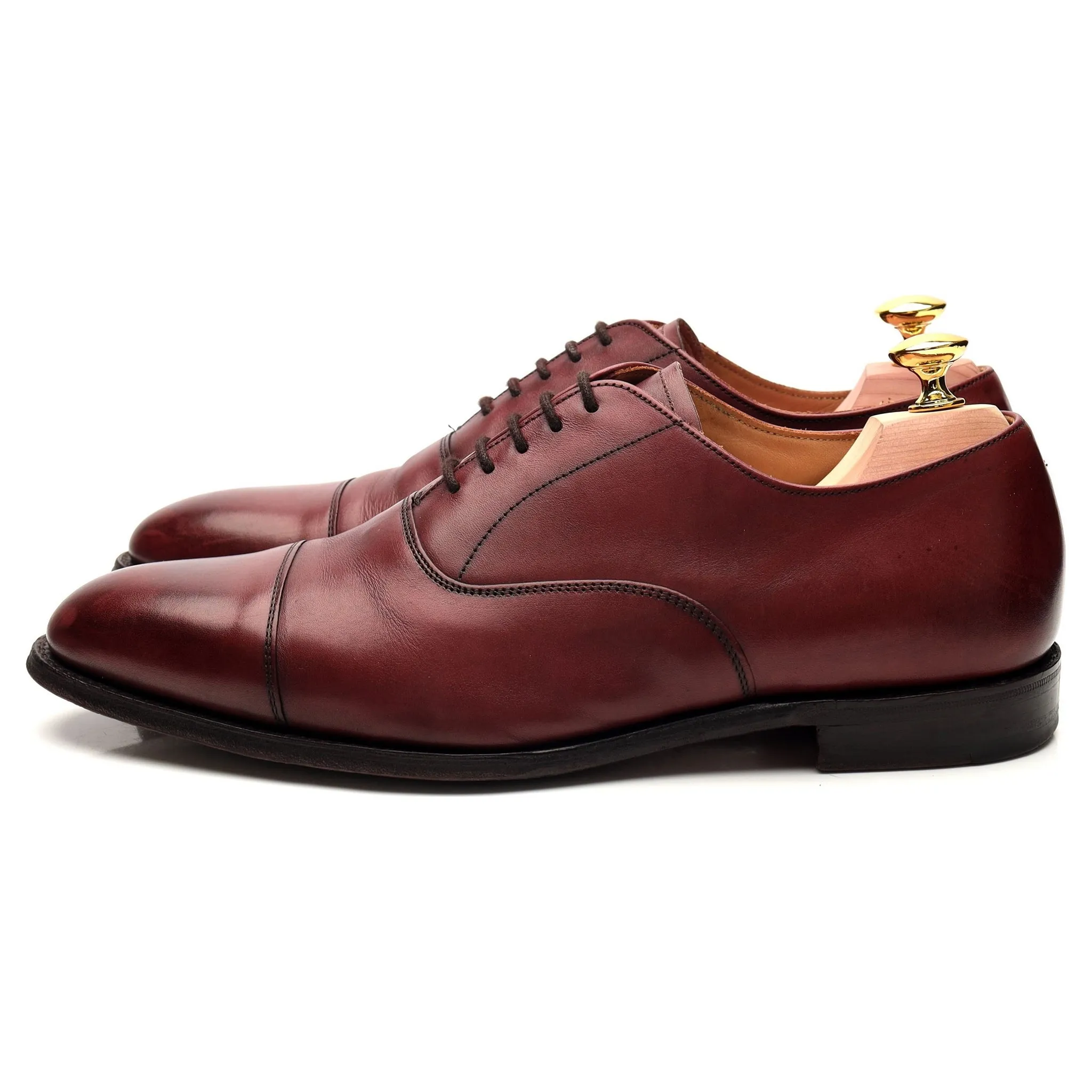 'Lime' Burgundy Leather Oxford UK 7.5 F