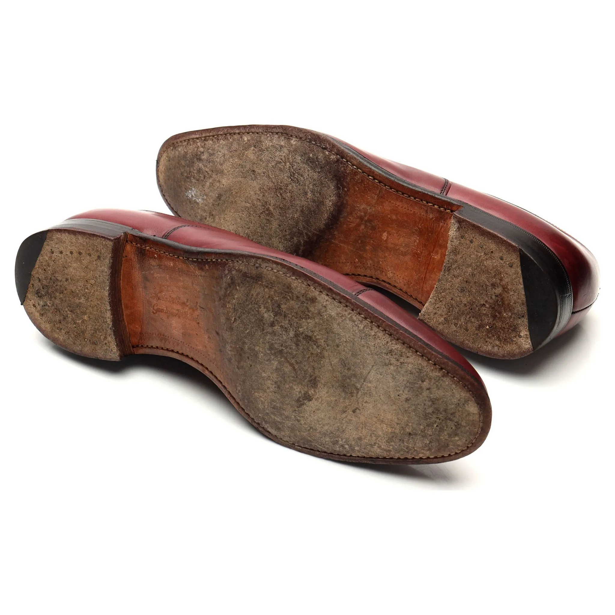 'Lime' Burgundy Leather Oxford UK 7.5 F