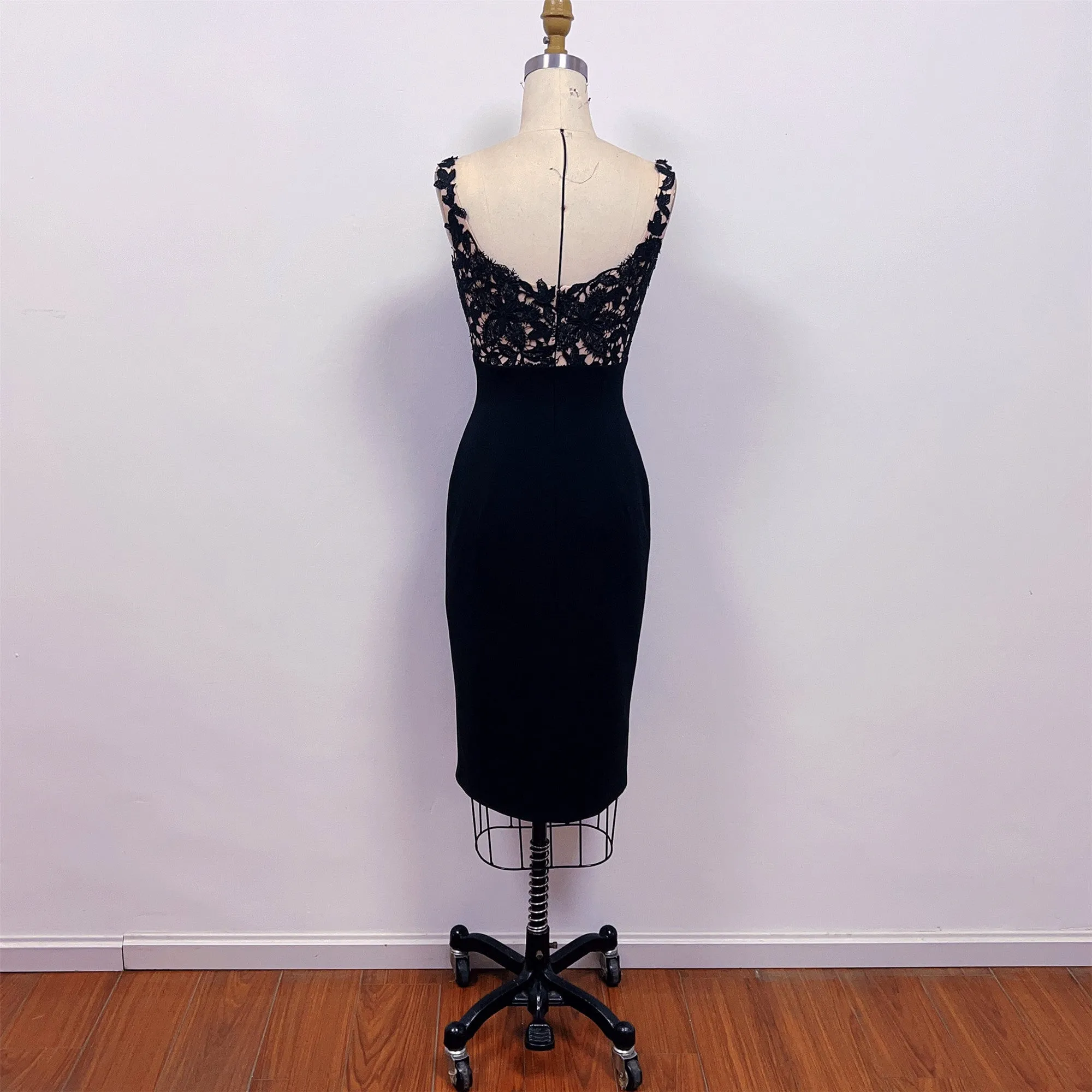 Little Black Bodycon Marilyn Dress inspired 1950s Cocktail Dress