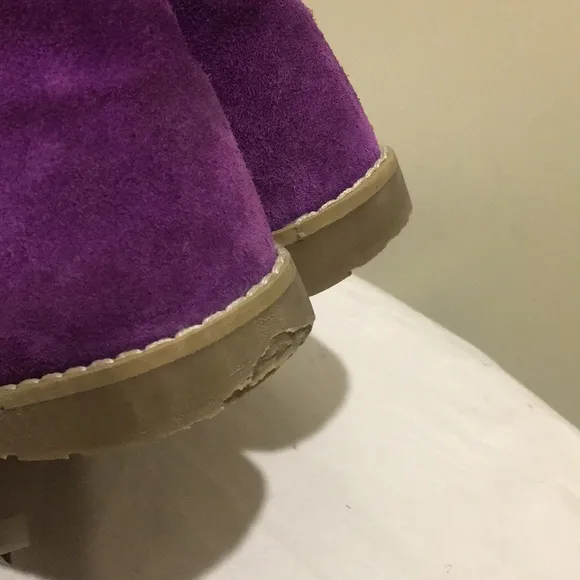 Little Eric suede loop closure shoe boot size EU 23/ US 7 toddler Made in Italy