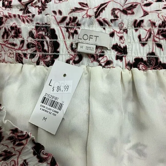 LOFT Floral Tier Skirt