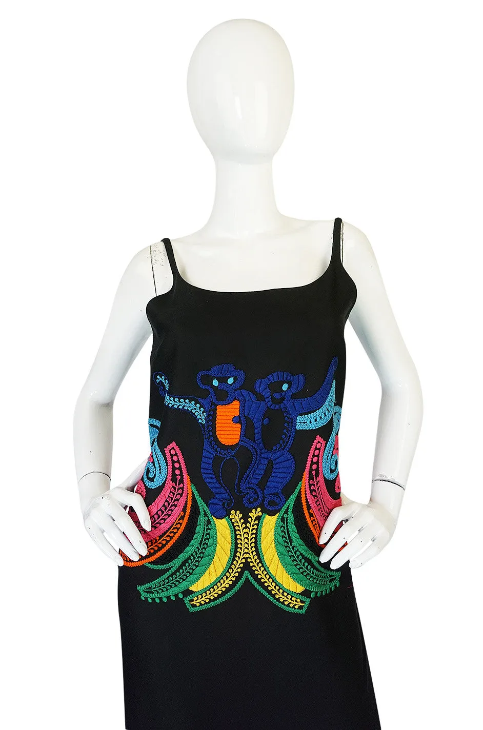 Look 29 S/S 2011 Prada Runway Embroidered Monkey Dress