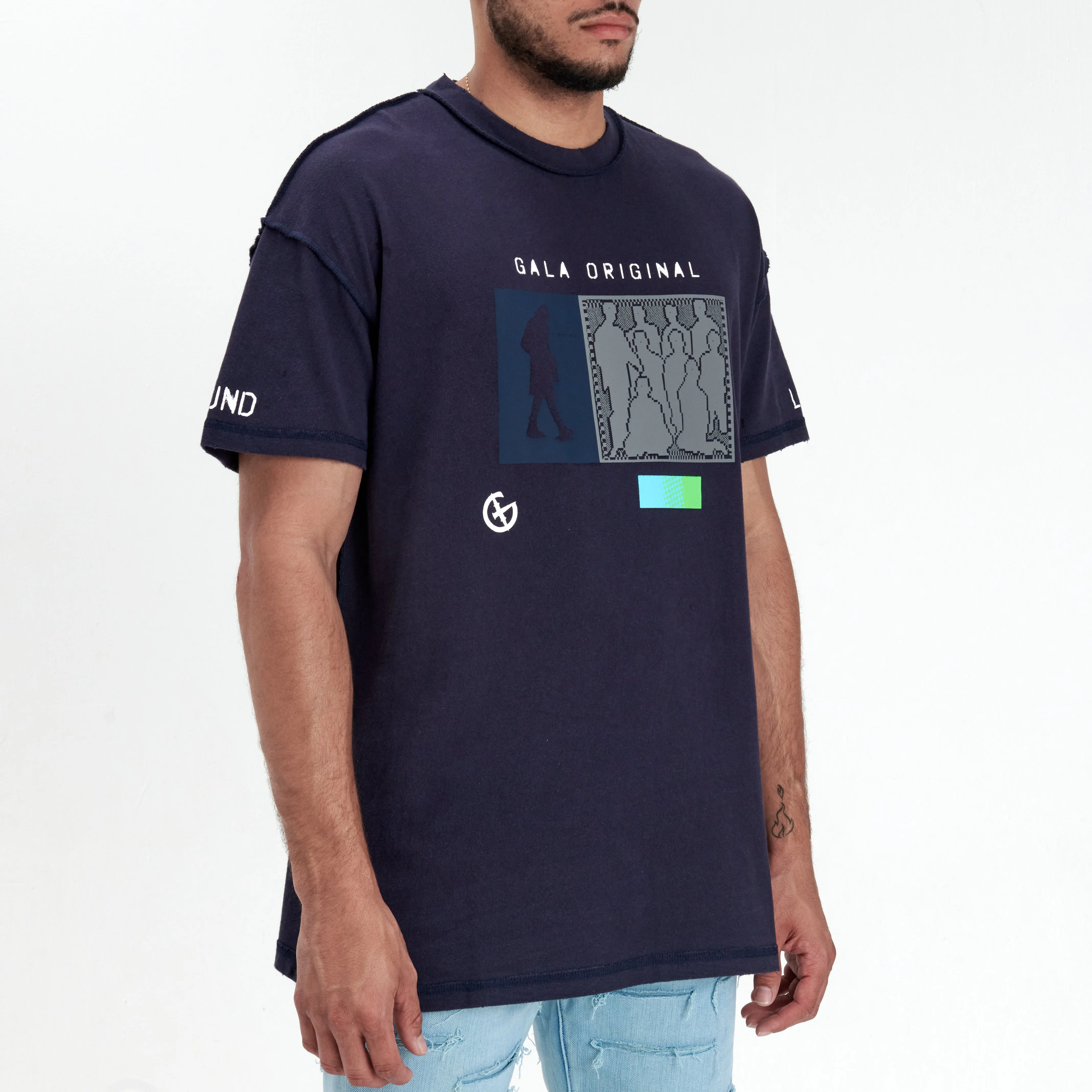 LOST & FOUND TEE (OXFORD NAVY)