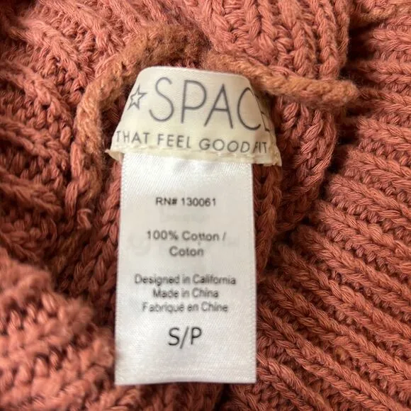 L*Space Jetsetter Sweater Dress Serape Stripe Chunky knit long sleeve turtleneck