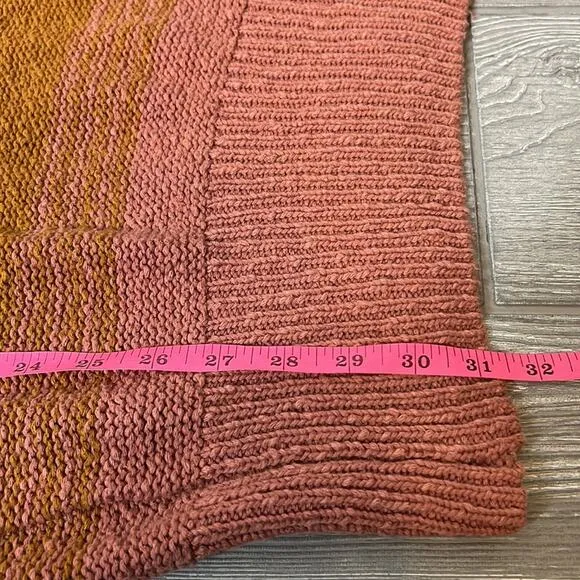 L*Space Jetsetter Sweater Dress Serape Stripe Chunky knit long sleeve turtleneck
