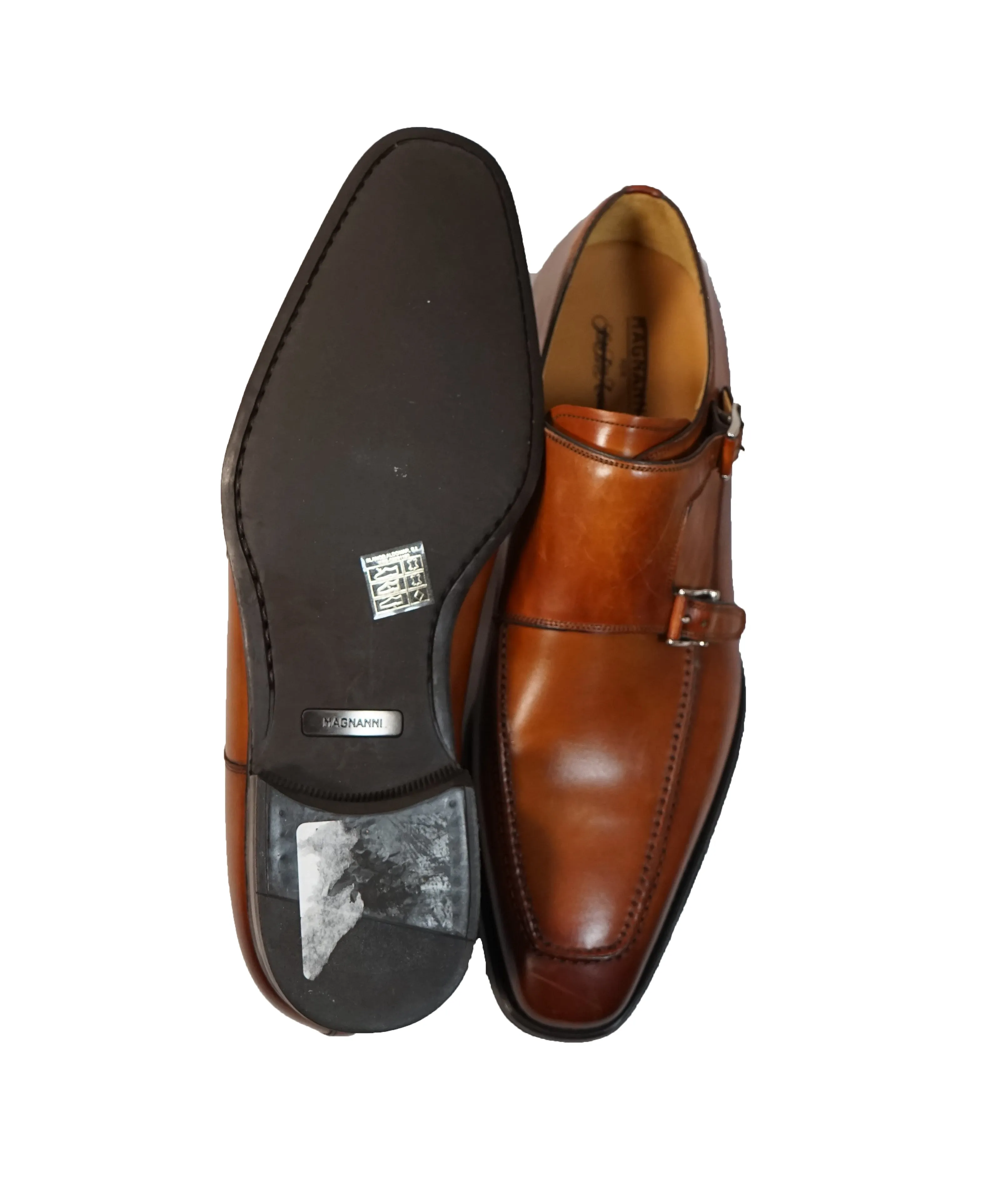 MAGNANNI FOR SFA - Double  Monk Strap Loafers - 10