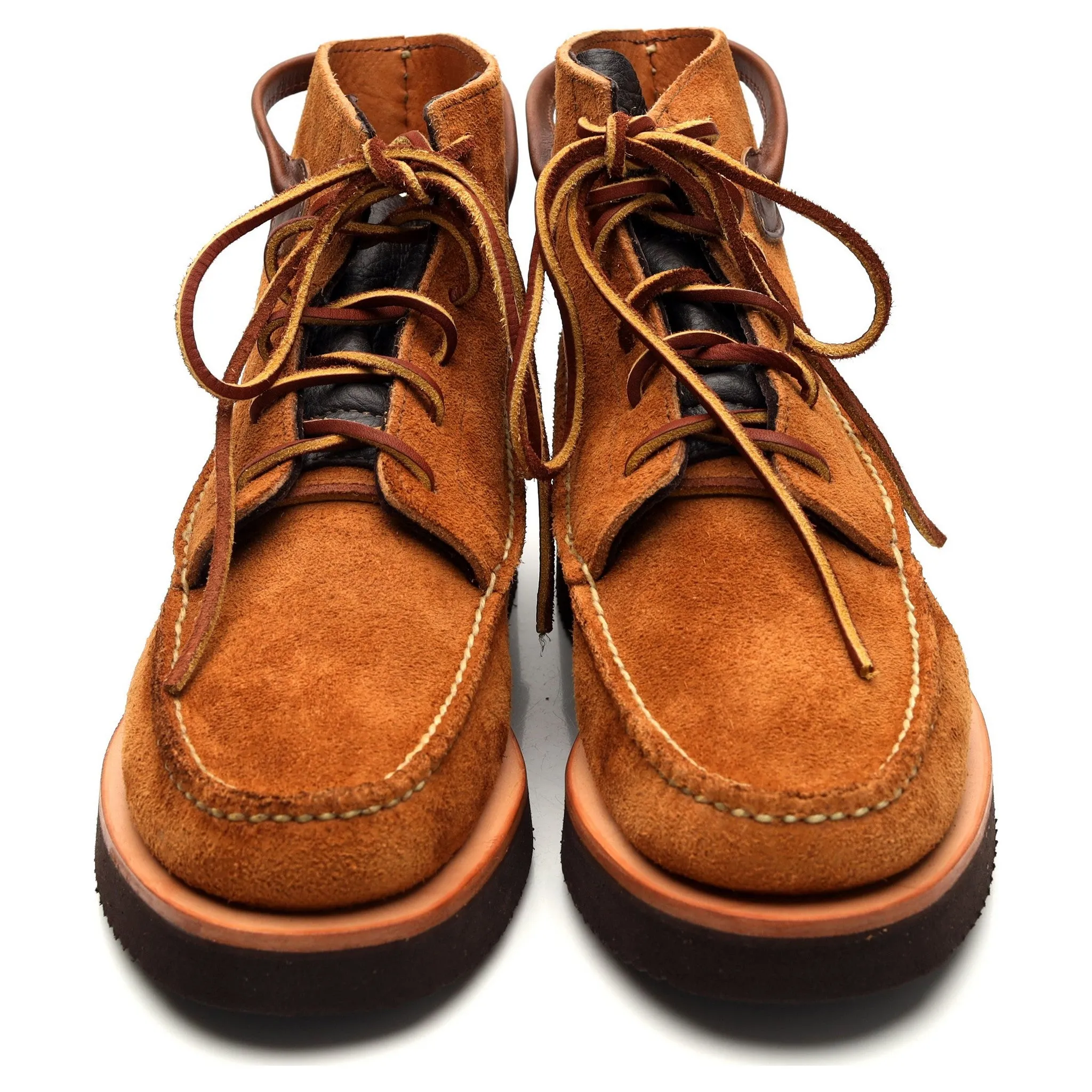 'Maine Guide' Tan Brown Suede Boots UK 9.5 US 10.5 E