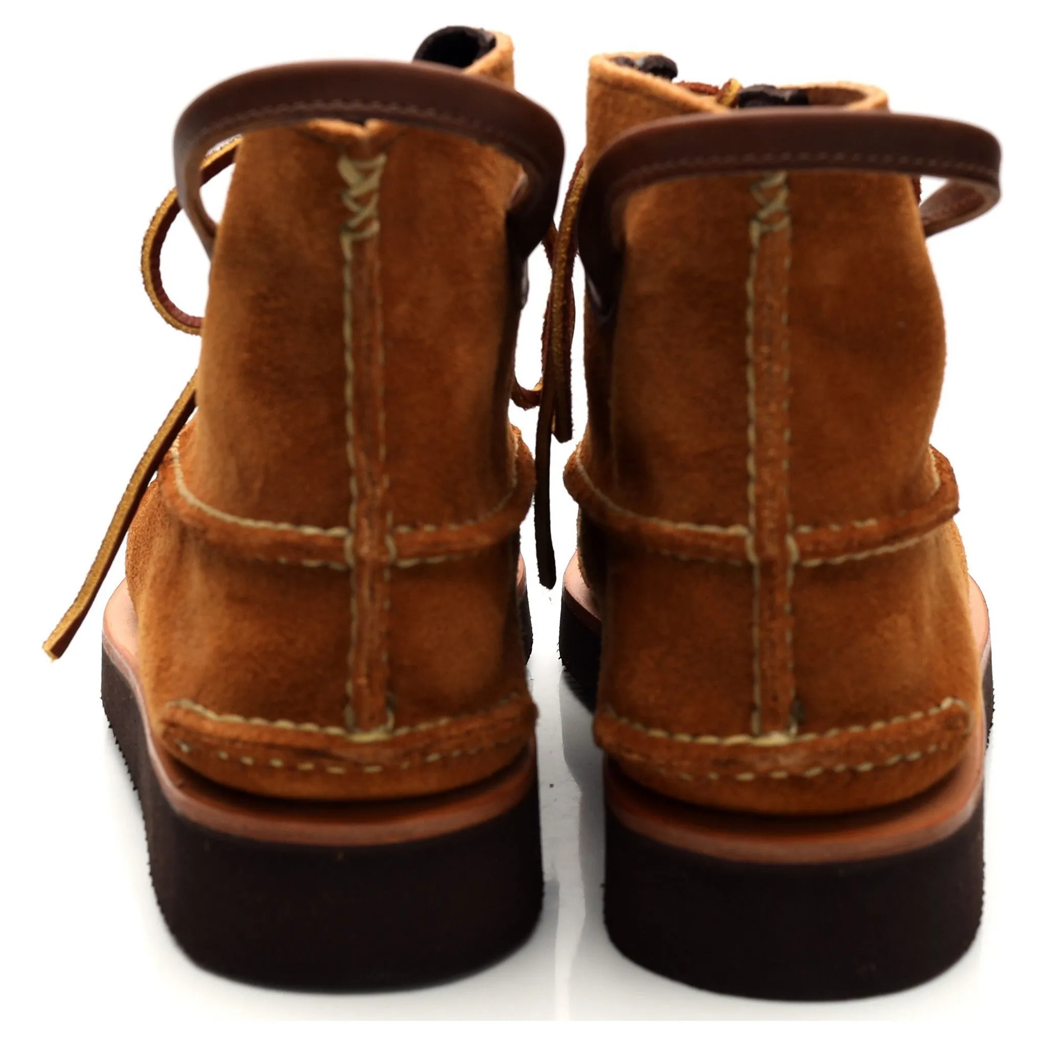 'Maine Guide' Tan Brown Suede Boots UK 9.5 US 10.5 E