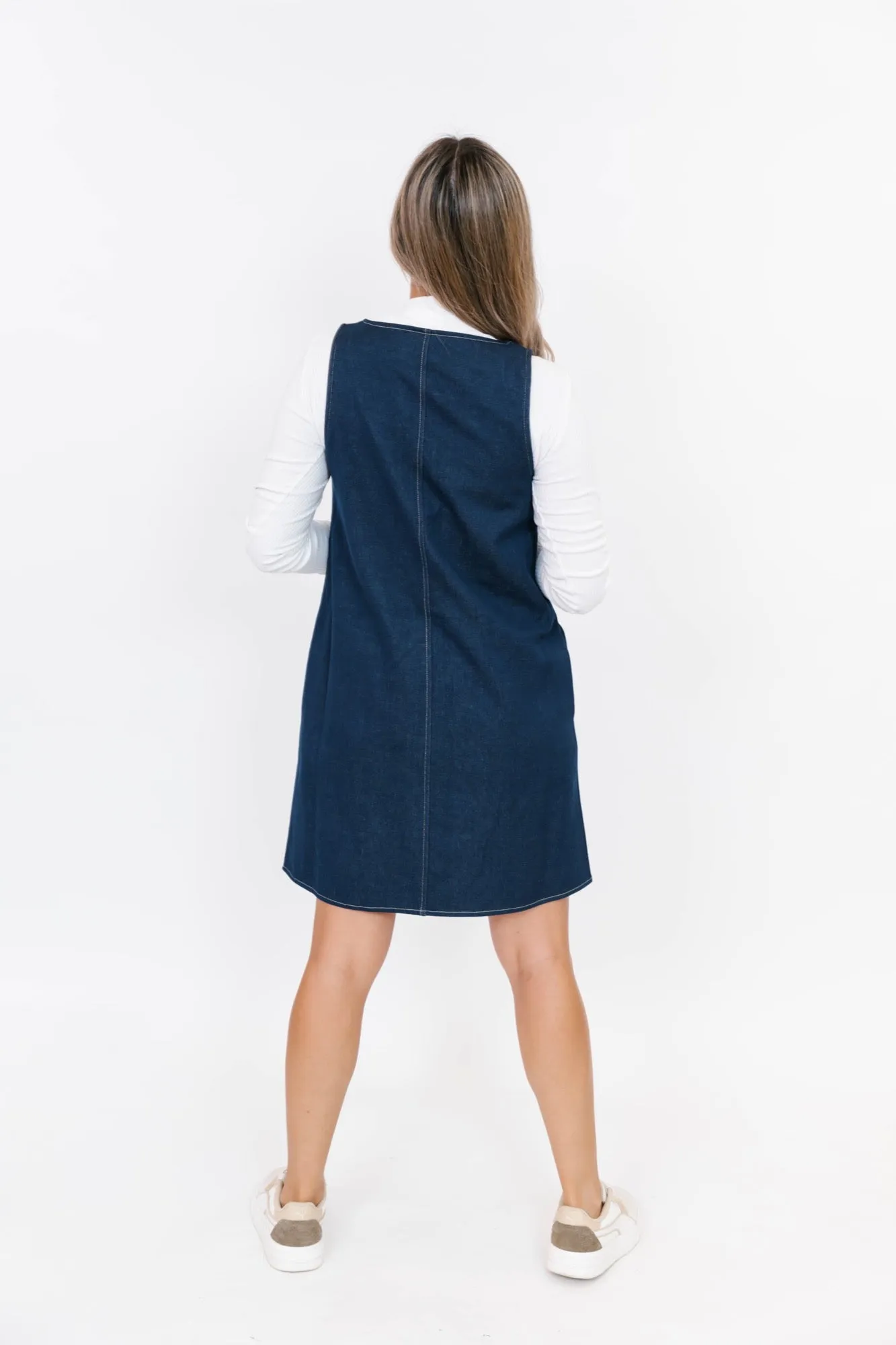Makenna Denim Dress in Indigo