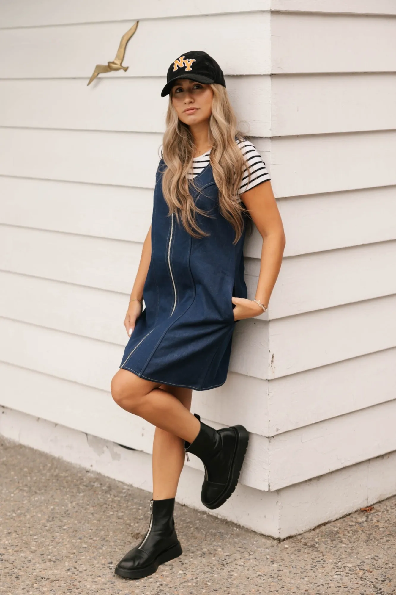 Makenna Denim Dress in Indigo
