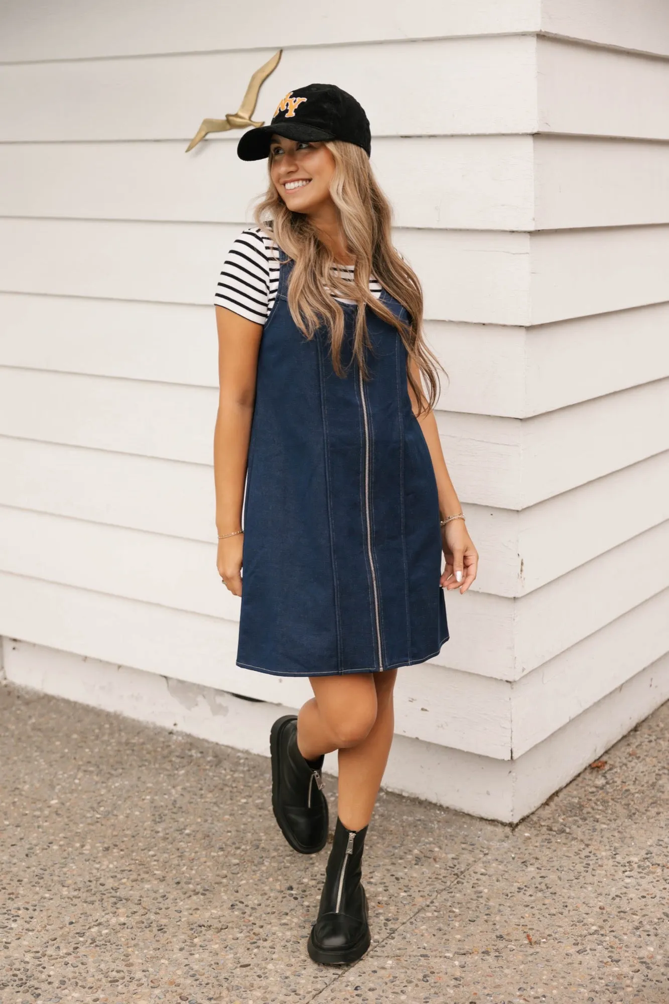Makenna Denim Dress in Indigo