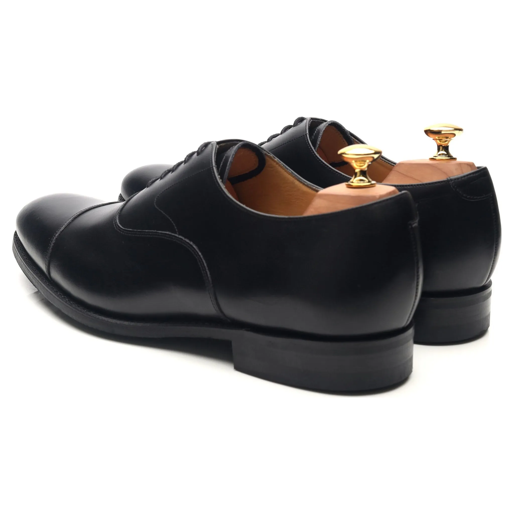'Malvern' Black Leather Oxford UK 10 F