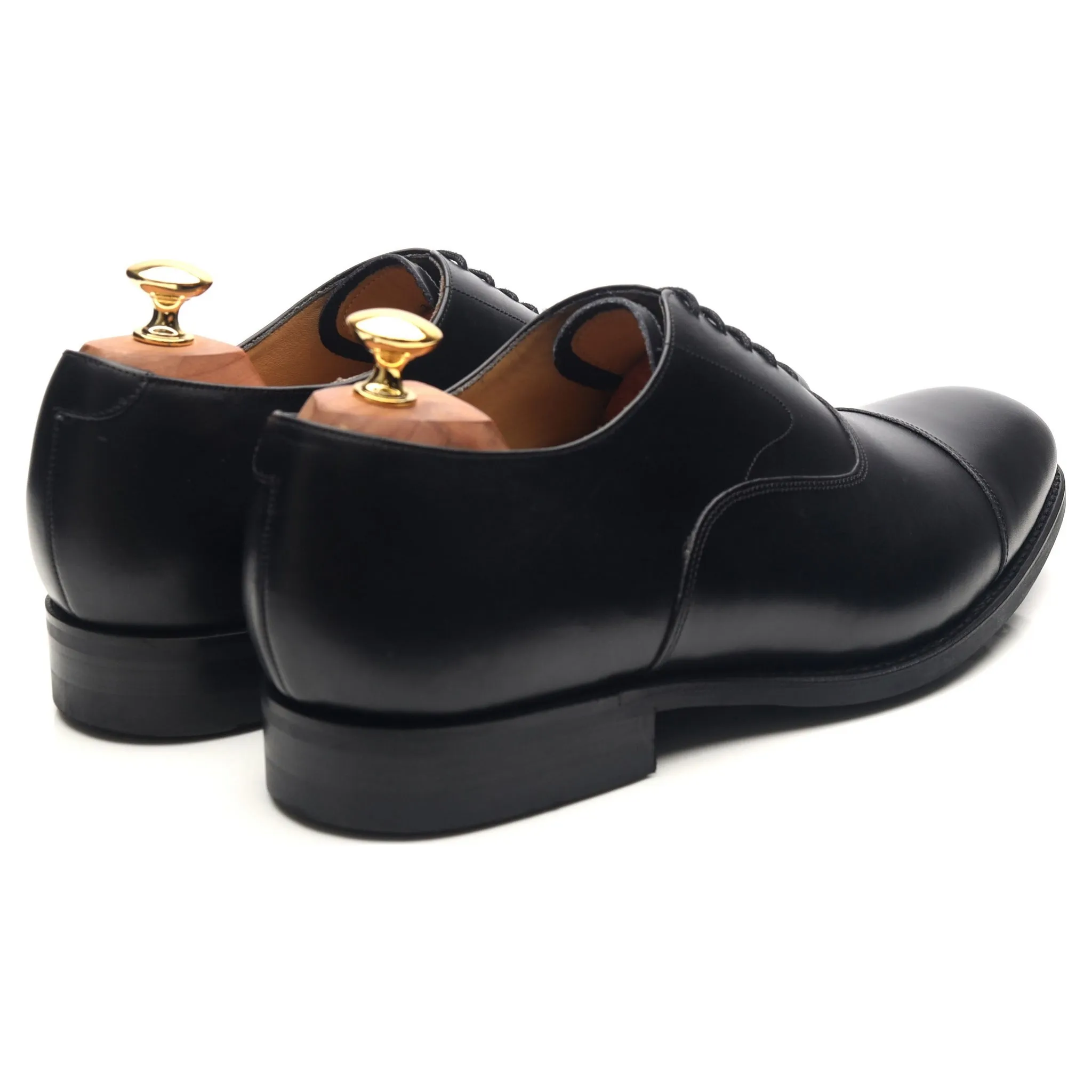 'Malvern' Black Leather Oxford UK 10 F