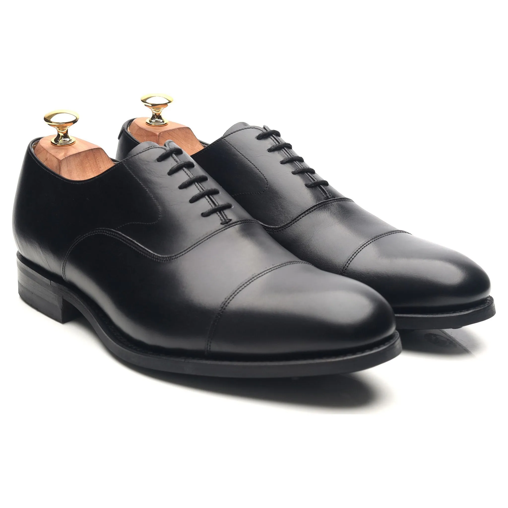 'Malvern' Black Leather Oxford UK 10 F