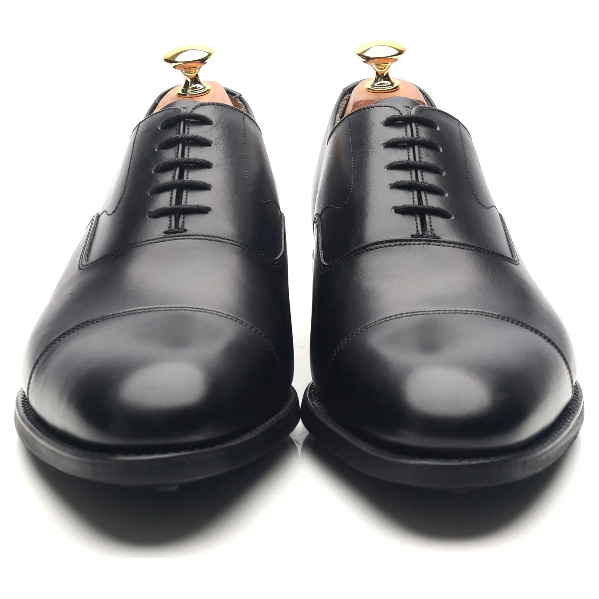 'Malvern' Black Leather Oxford UK 10 F