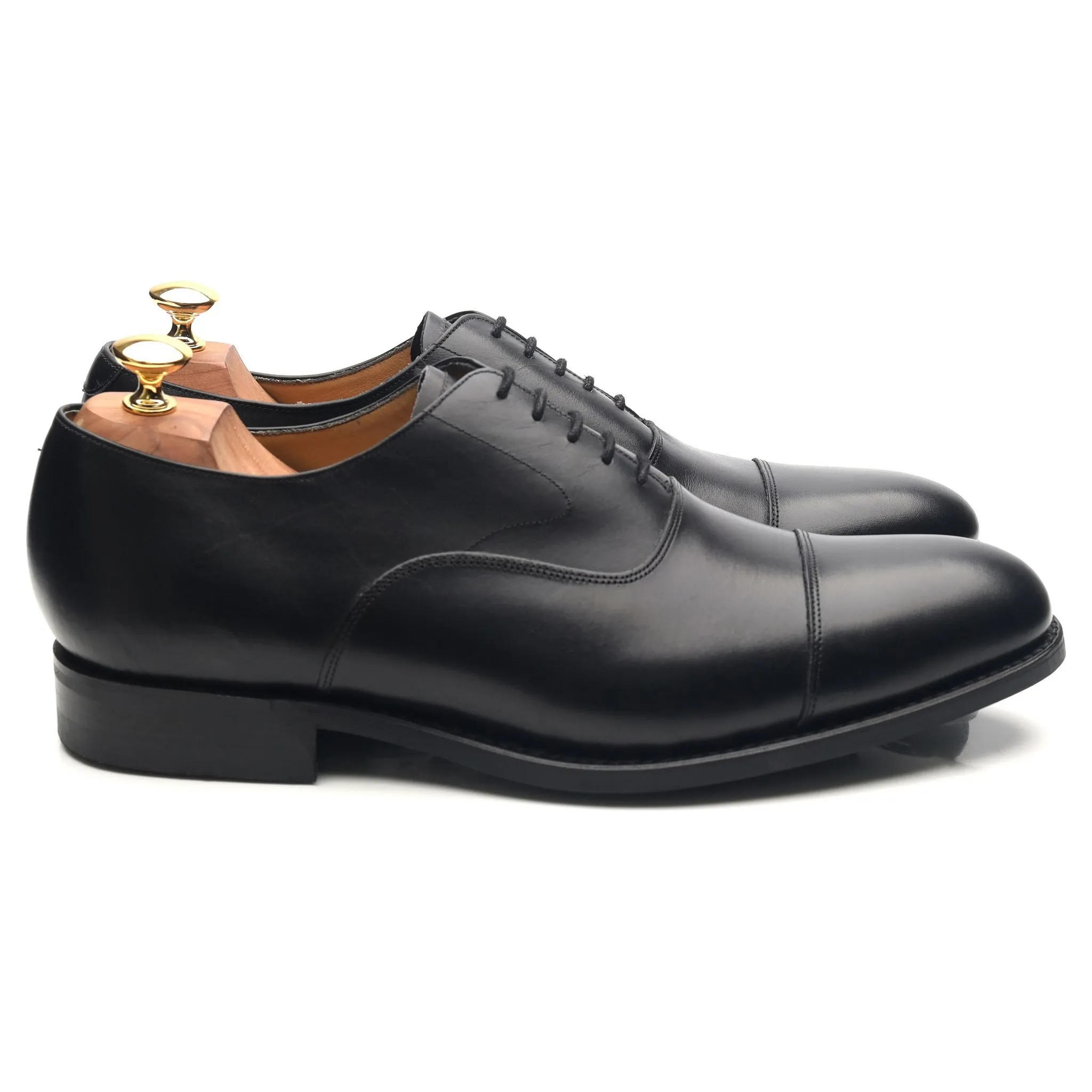 'Malvern' Black Leather Oxford UK 10 F