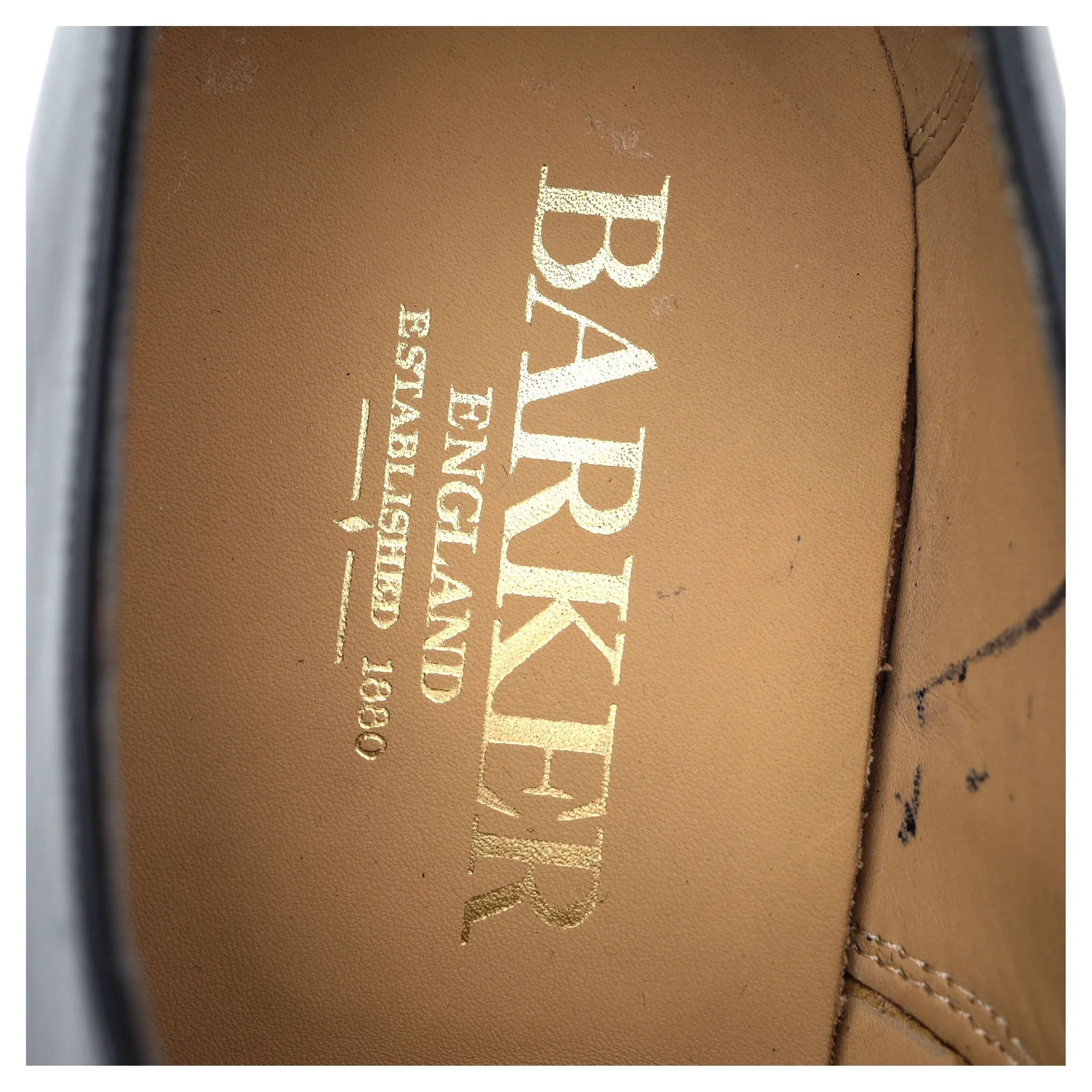 'Malvern' Black Leather Oxford UK 10 F