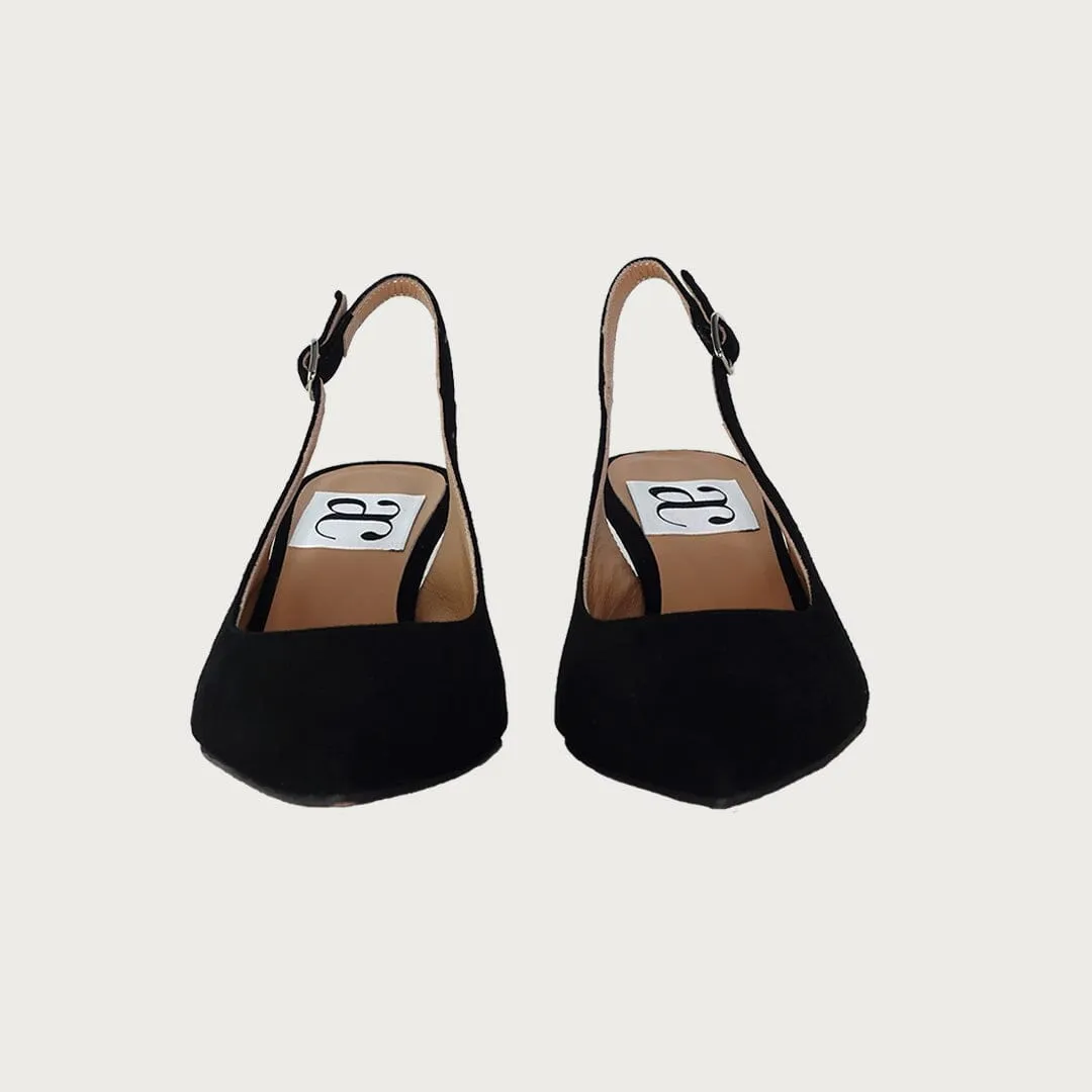 MATILDE BLACK SUEDE