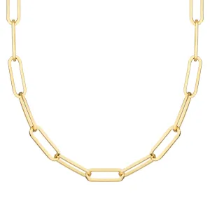 Medium Gold paperclip Necklace