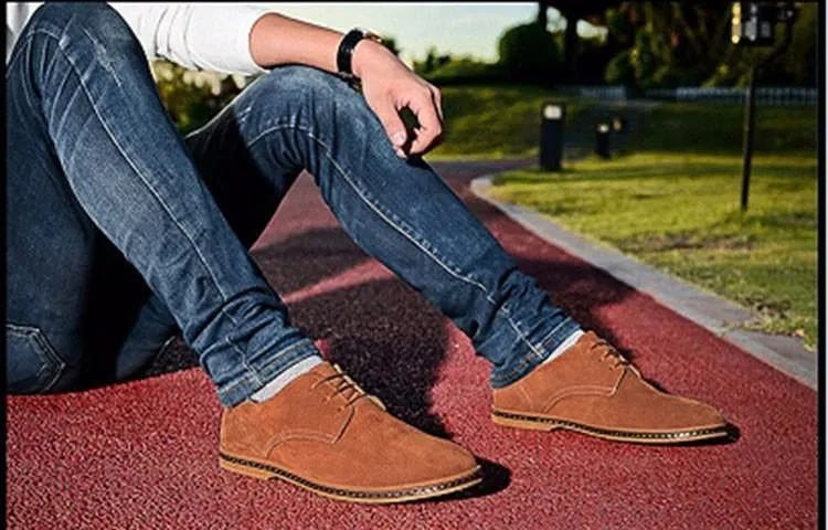 Men Casual Flat Lace-up Leather Sneakers Shoes