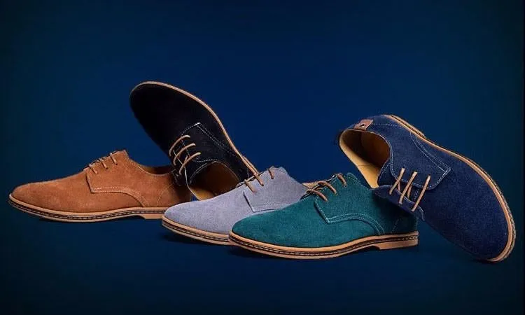 Men Casual Flat Lace-up Leather Sneakers Shoes