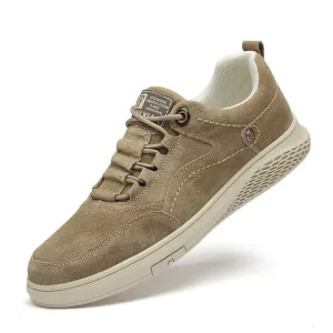 Men Comfortable outdoor Genuine Leather Boat Shoes