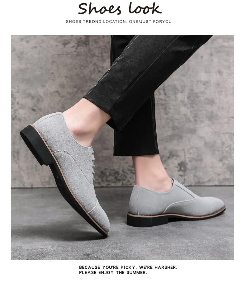 Men Suede Shoes Faux Suede