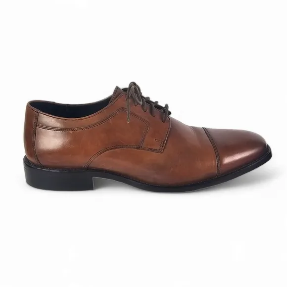 Men's Corbett Cap Toe Oxford Shoe, EUC, Brown, Size 11w