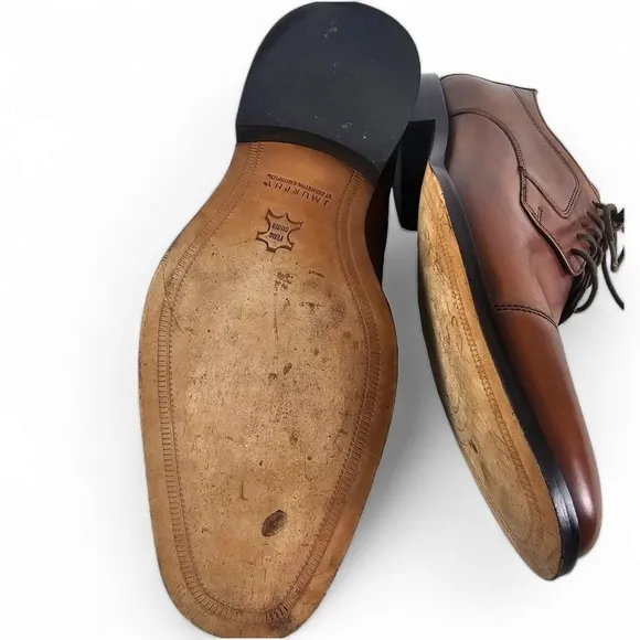 Men's Corbett Cap Toe Oxford Shoe, EUC, Brown, Size 11w
