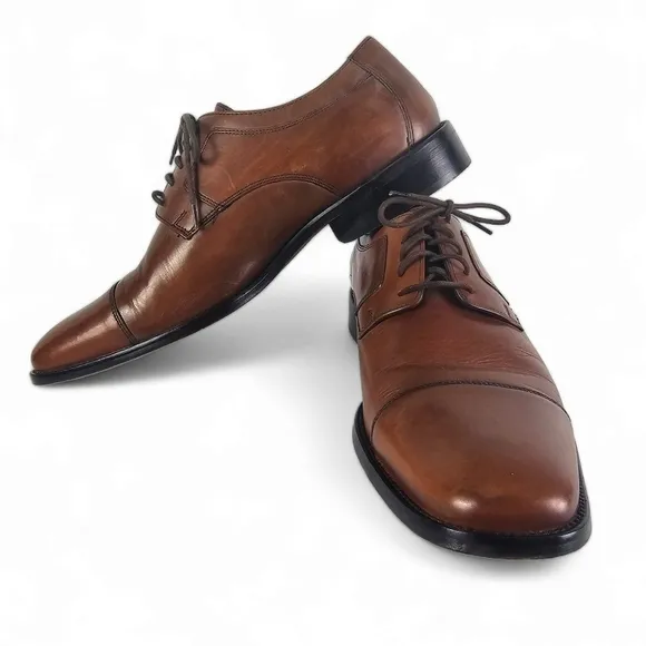 Men's Corbett Cap Toe Oxford Shoe, EUC, Brown, Size 11w