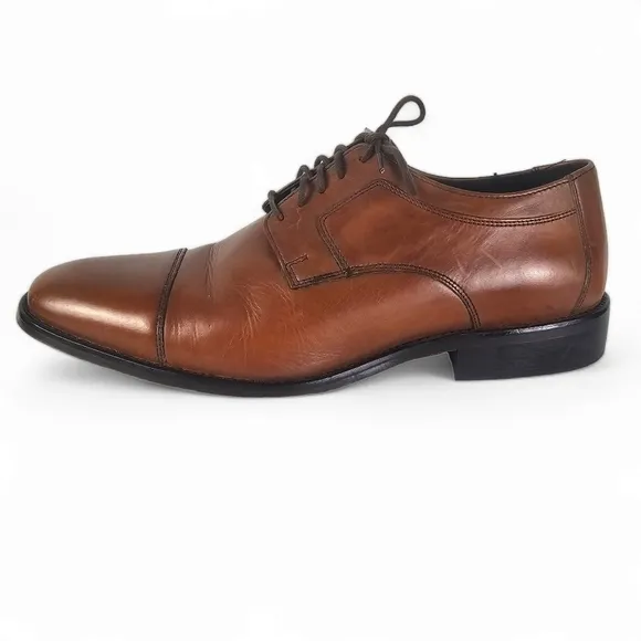 Men's Corbett Cap Toe Oxford Shoe, EUC, Brown, Size 11w