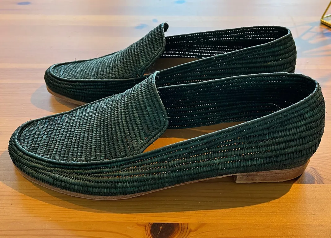 Men's Raffia Loafer (Forest)