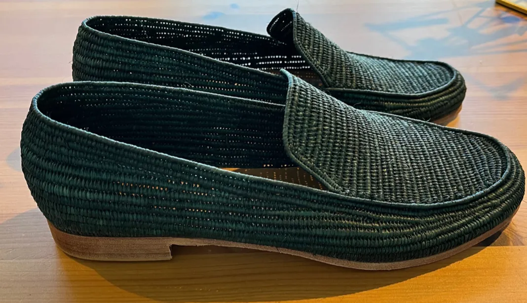 Men's Raffia Loafer (Forest)