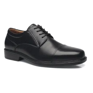 Men's Wide Width Oxford Shoes Wide-1-Black