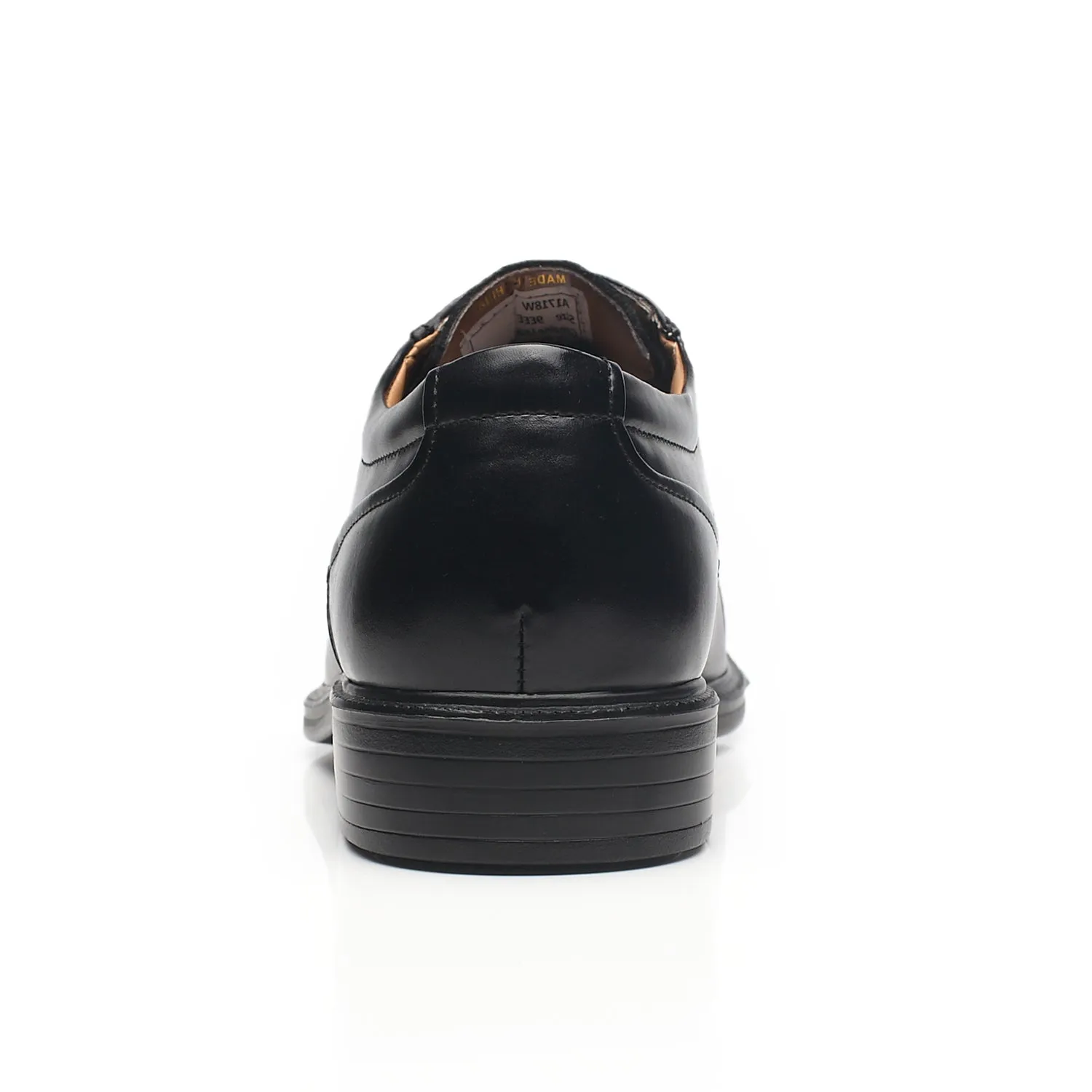 Men's Wide Width Oxford Shoes Wide-1-Black