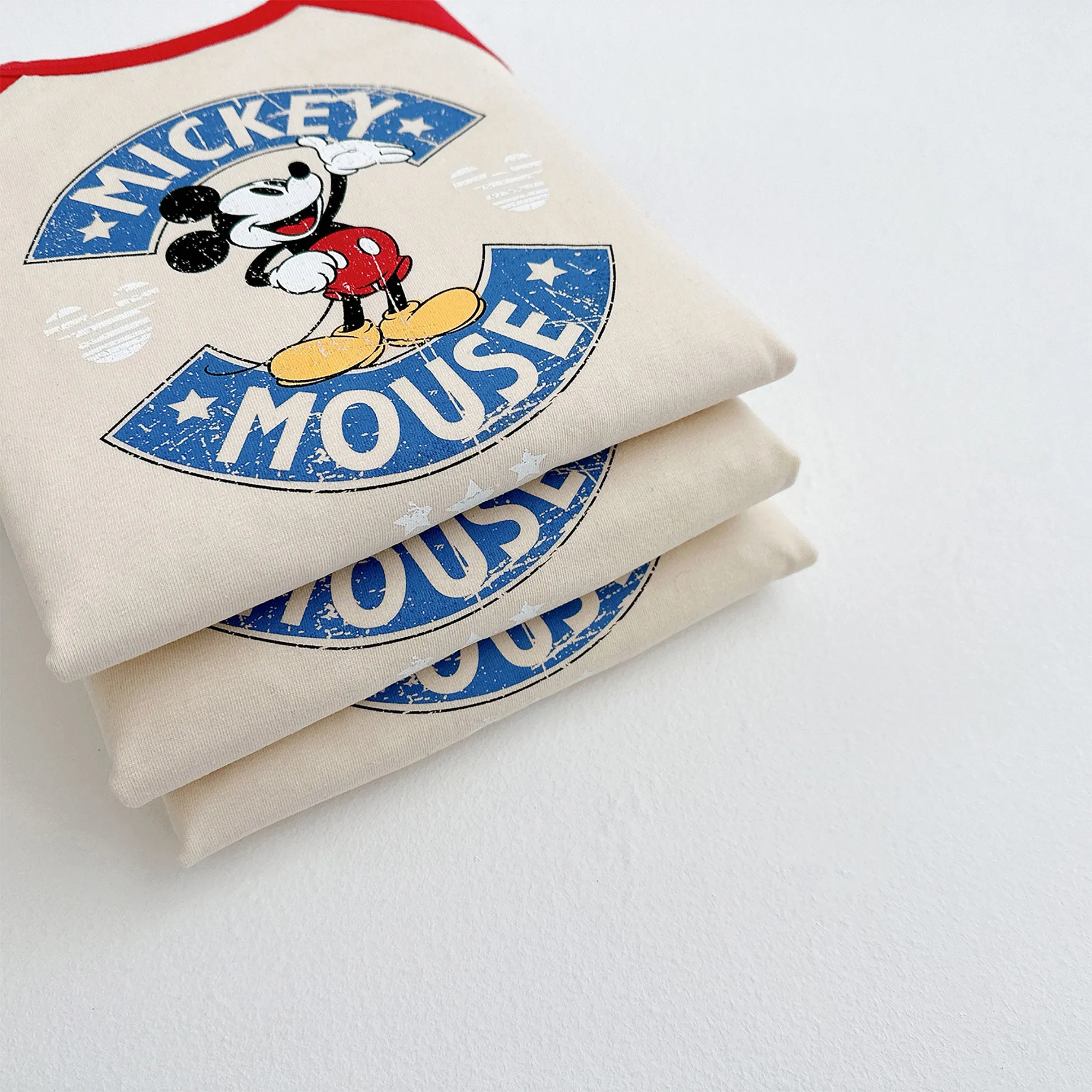 Mickey Vintage Raglan LS - Blue Sleeves