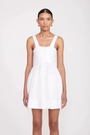 Mini Sutton dress - white