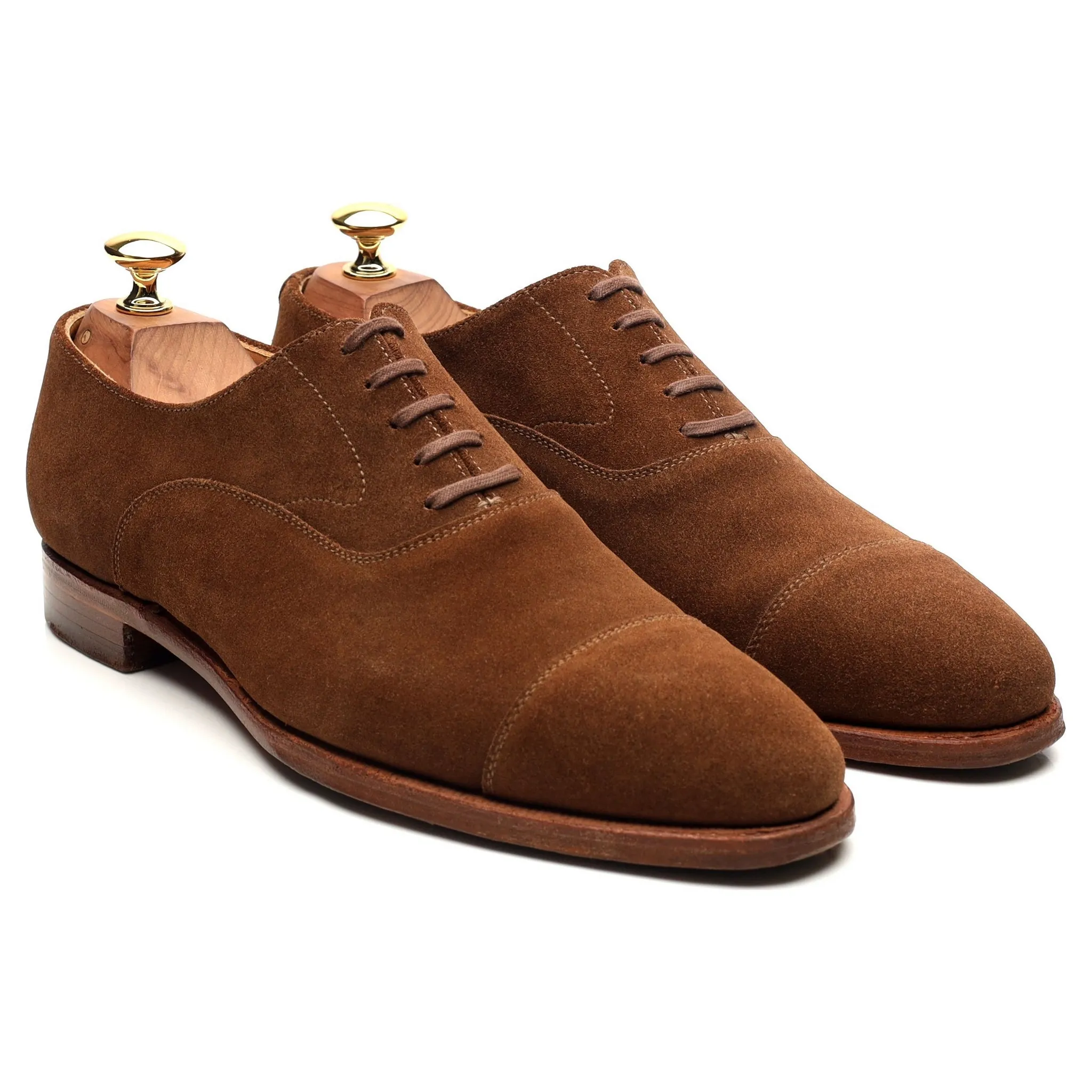 'Mitcham' Snuff Brown Suede Oxford UK 6 E