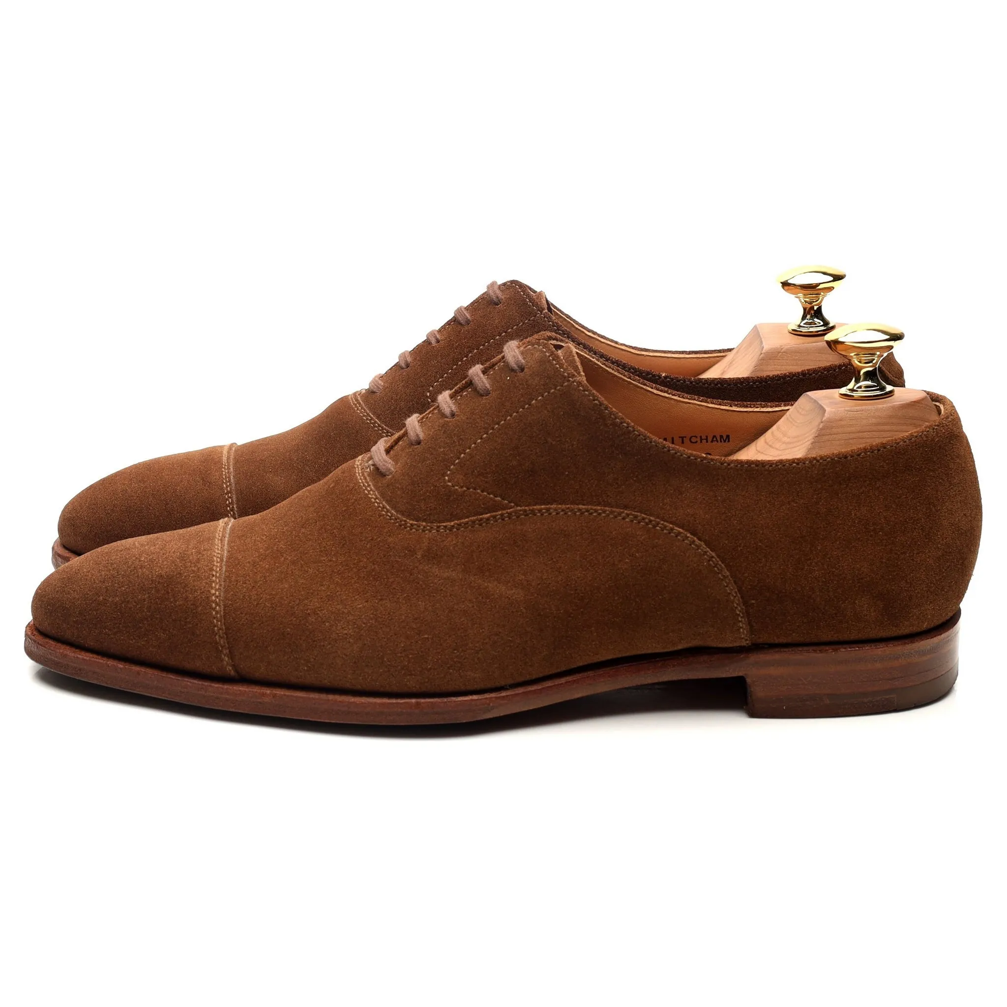 'Mitcham' Snuff Brown Suede Oxford UK 6 E