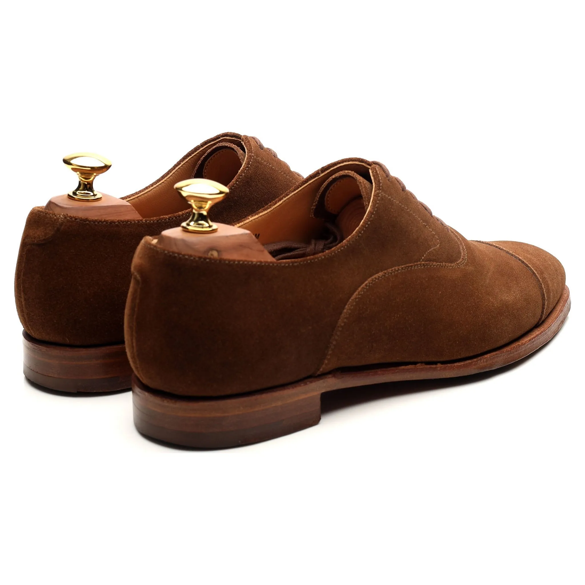 'Mitcham' Snuff Brown Suede Oxford UK 6 E