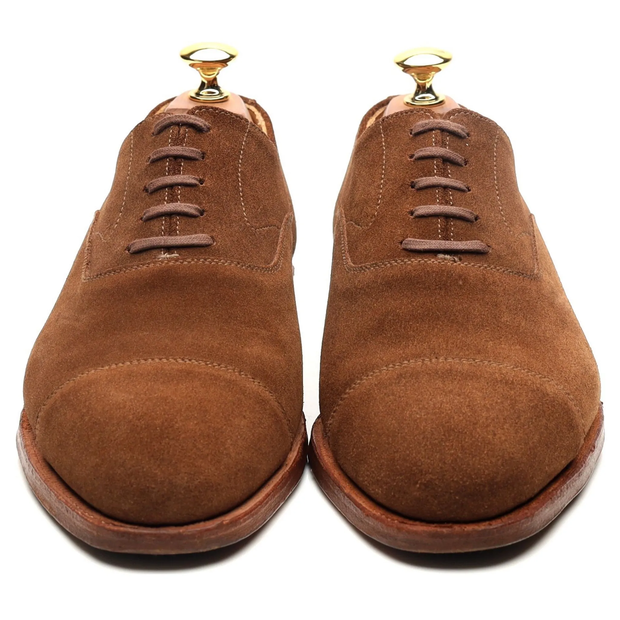 'Mitcham' Snuff Brown Suede Oxford UK 6 E