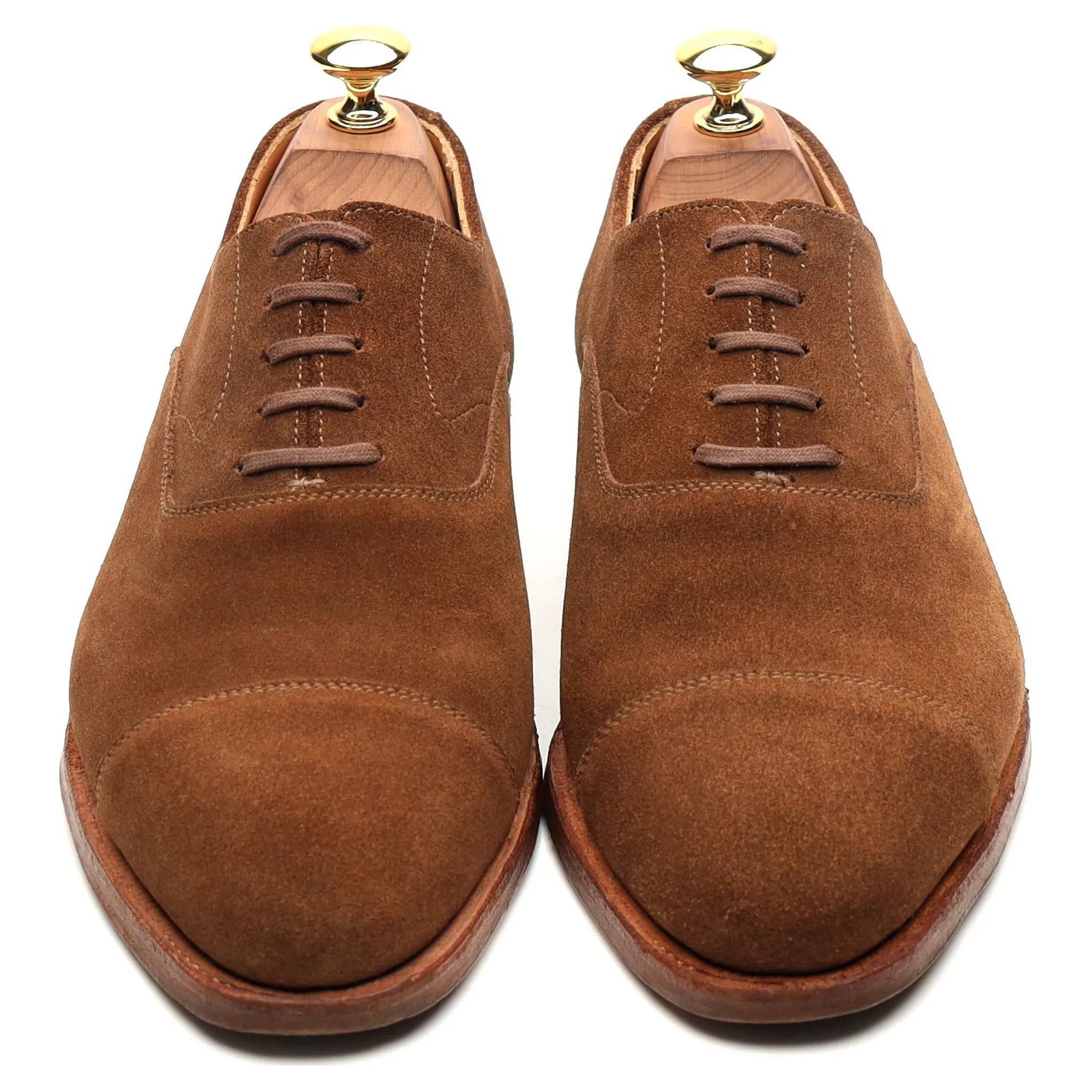 'Mitcham' Snuff Brown Suede Oxford UK 6 E