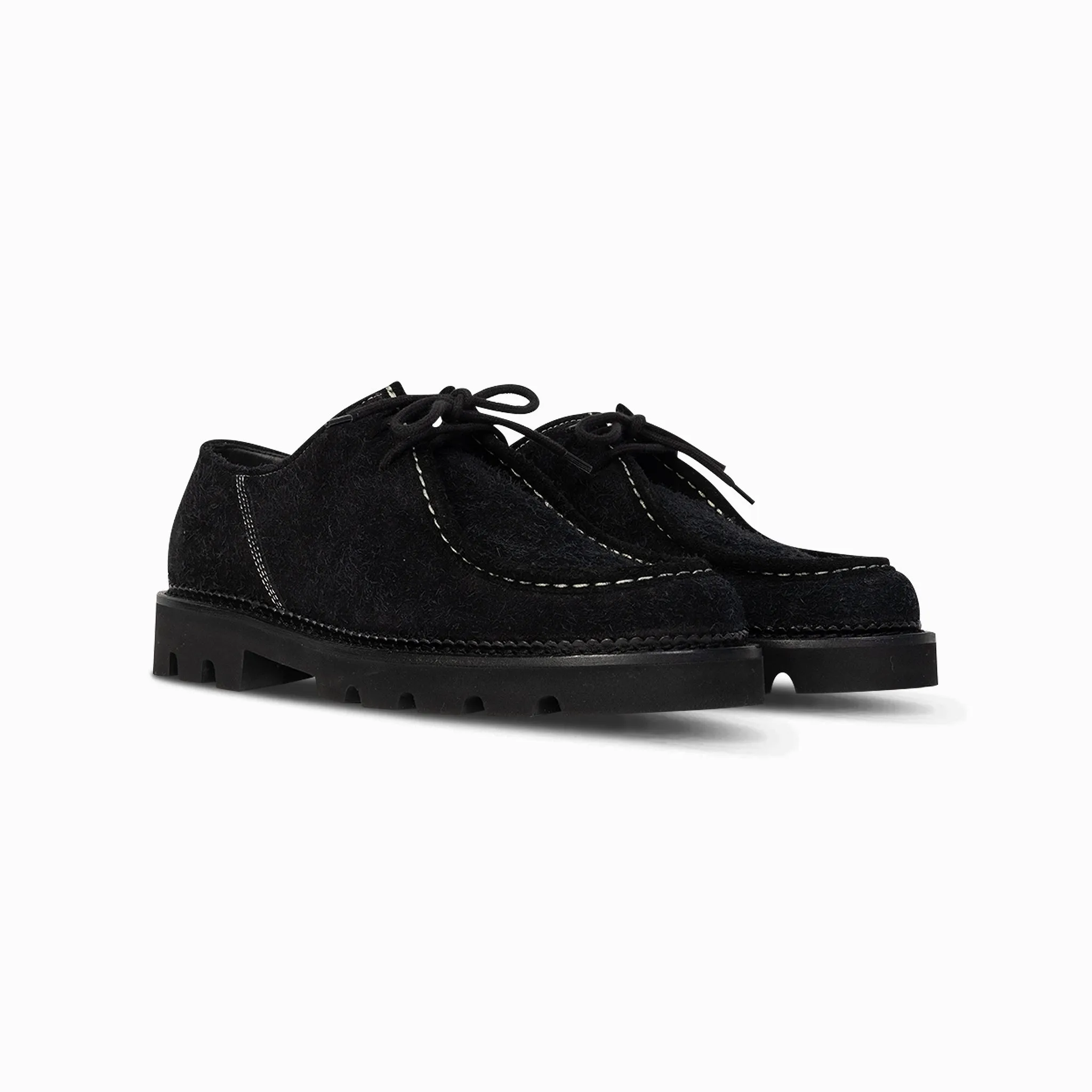 Moc-Toe Derby - Nero Suede