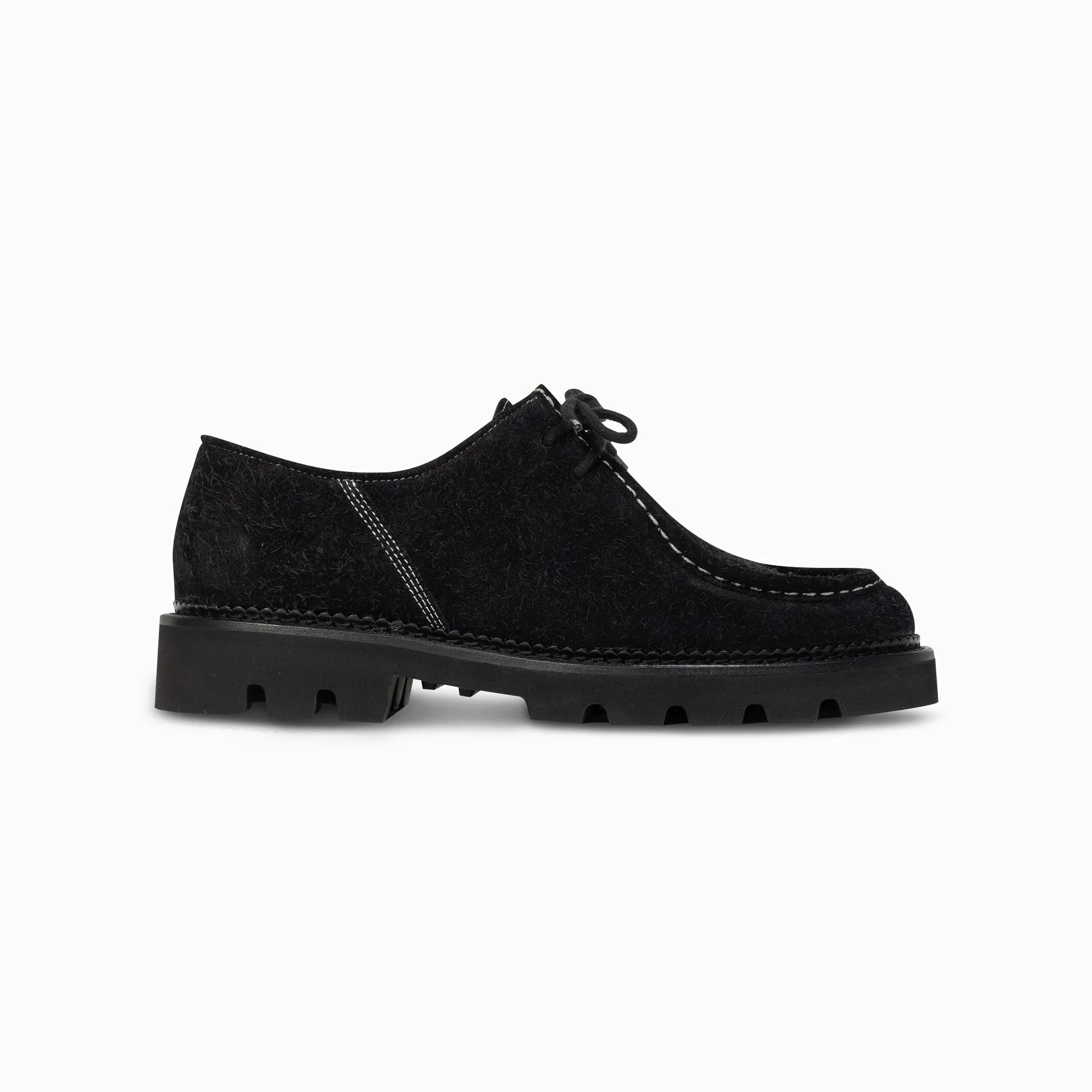 Moc-Toe Derby - Nero Suede
