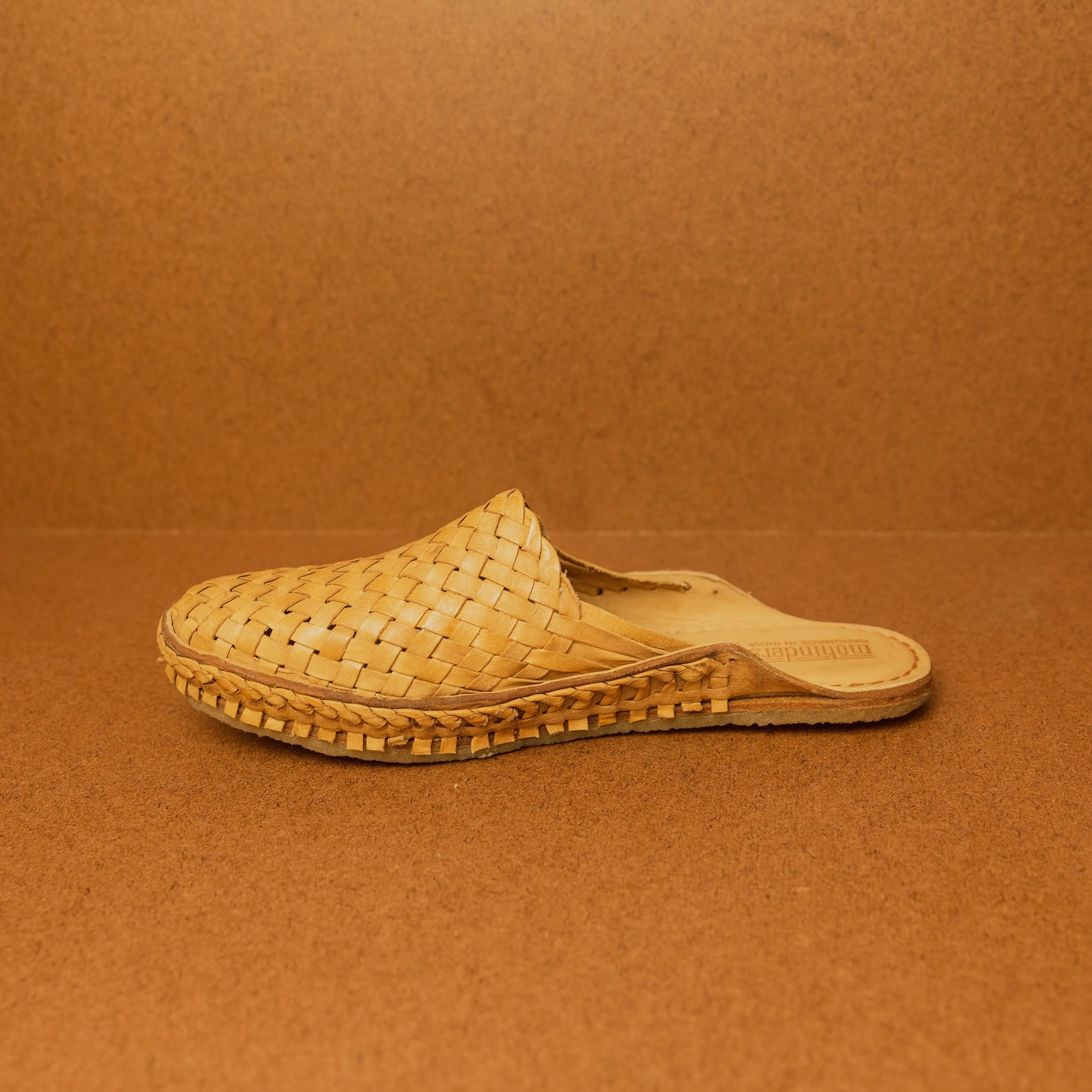 Mohinders Men's Woven City Slippers in Honey